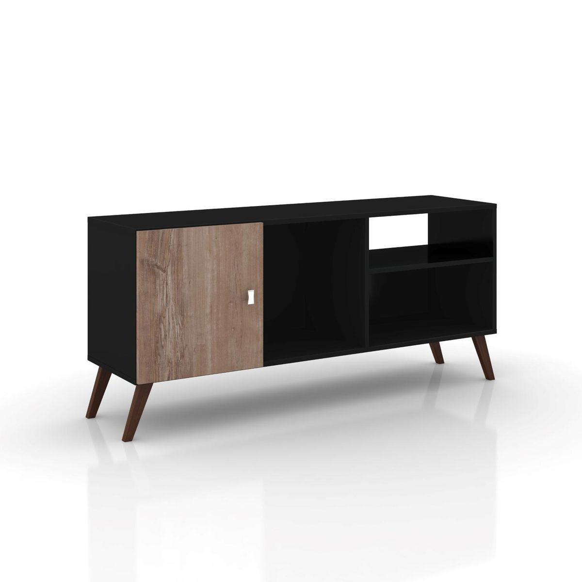 HOGA - Rack de TV 55 " 130x37x57 Negro