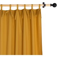 Cortina tela 140x230cm ocre