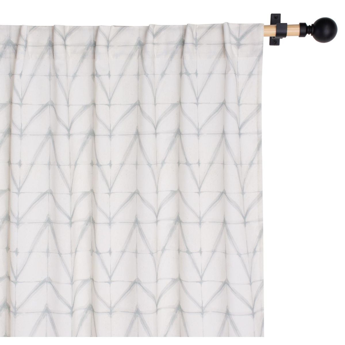 ATMOSPHERA HOME - Cortina tela 230x140cm Batik gris