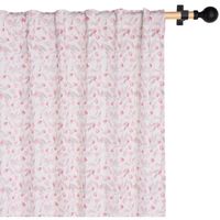 Cortina tela 140x230cm Botón rosa multicolor