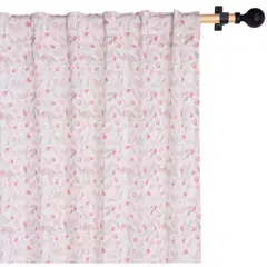 ATMOSPHERA HOME - Cortina tela 140x230cm Botón rosa multicolor