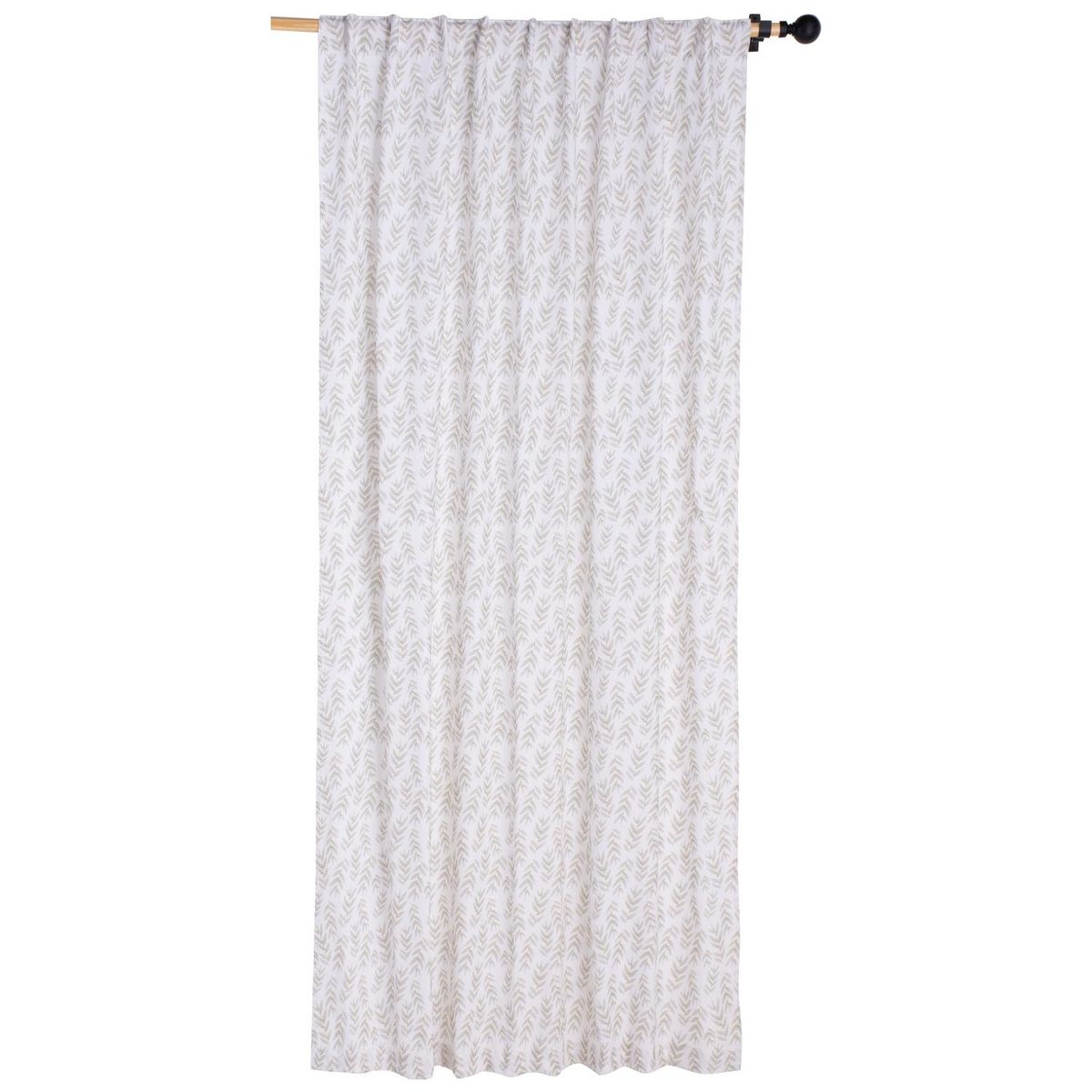 ATMOSPHERA HOME - Cortina tela 140x230cm Ramitas oliva multicolor