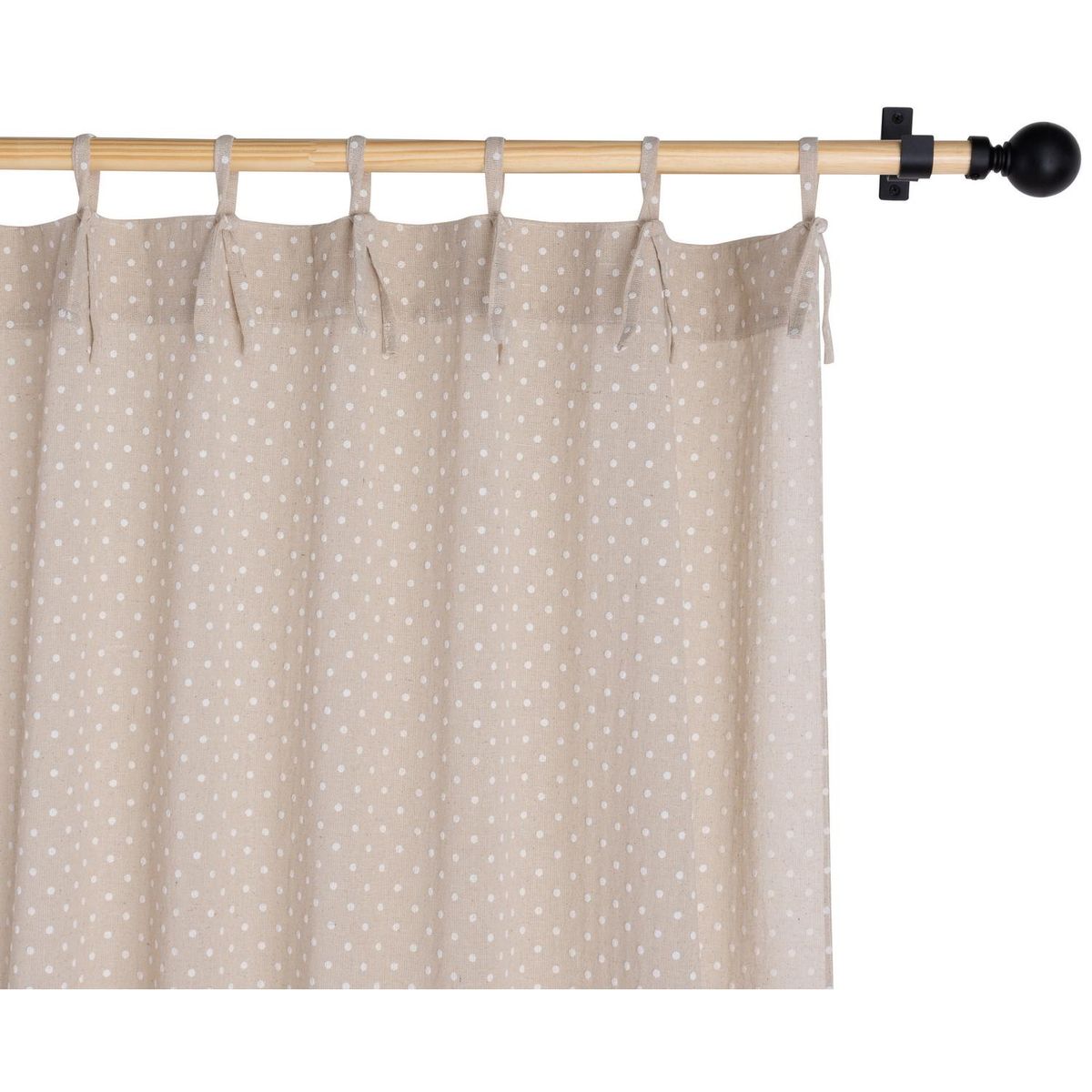 ATMOSPHERA HOME - Cortina tela 140x230cm Puntos multicolor