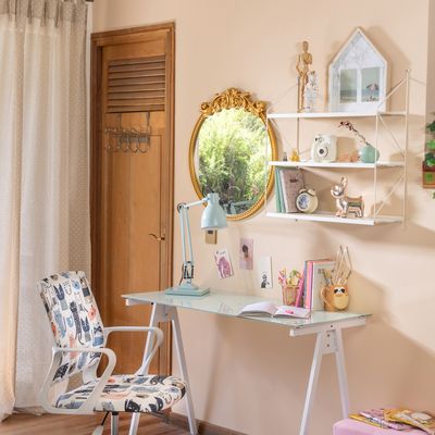 Imagen 2 del producto Cortina tela 140x230cm Puntos multicolor