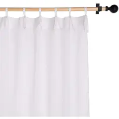 ATMOSPHERA HOME - Cortina tela 140x230cm Triángulos blanco