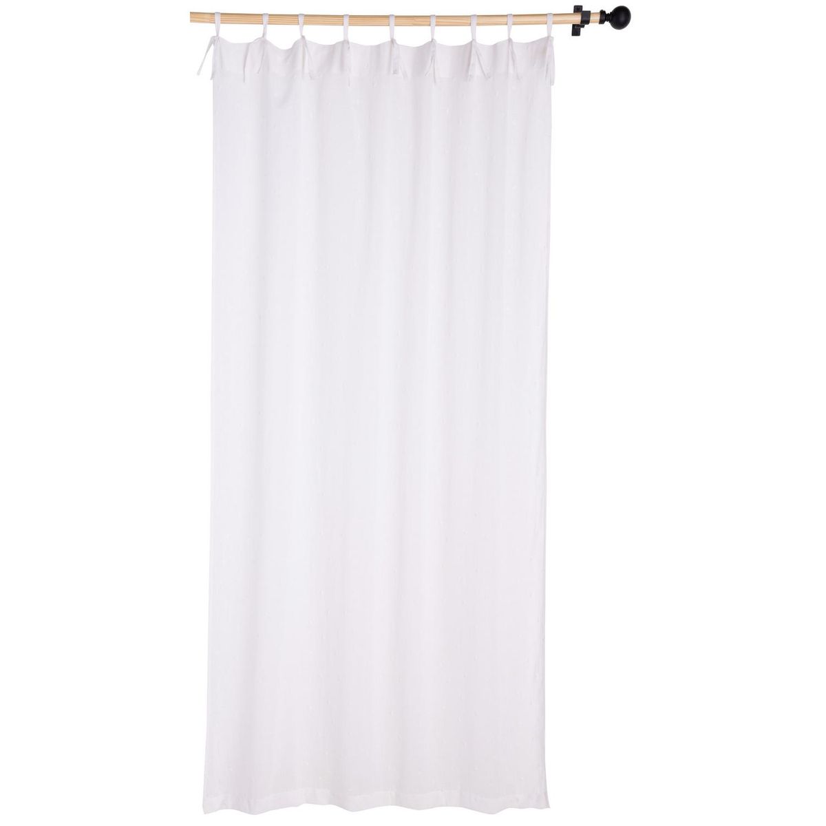 ATMOSPHERA HOME - Cortina tela 140x230cm Triángulos blanco