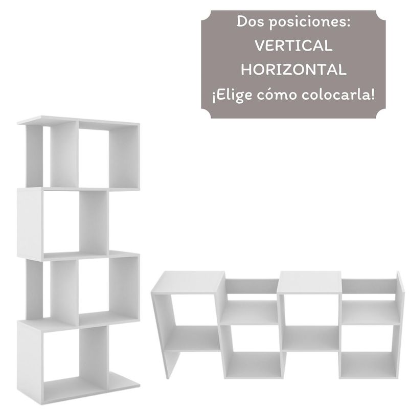 MOBILFRANK - Estante MDP 9 Nivel(es) 60x144x29.5 cm Blanco