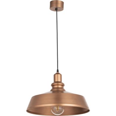 Lmpara Colgante Platillo Cobre  1 LUZ.