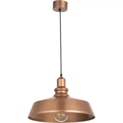 LAMPARAS MANQUEHUE - Lámpara Colgante Platillo Cobre 1 LUZ