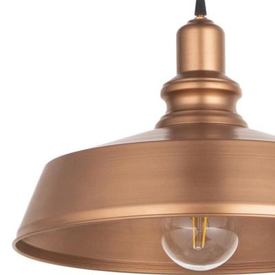 Imagen 2 del producto Lámpara Colgante 1 Luz Metal Naranjo