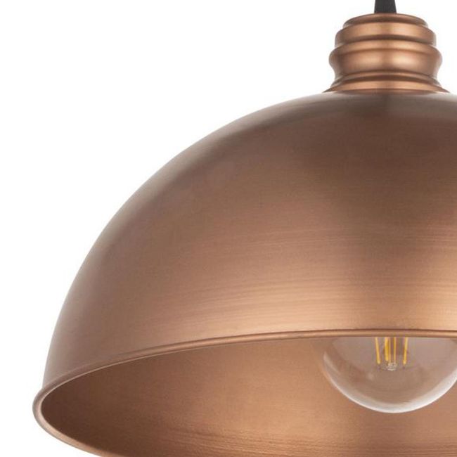 LAMPARAS MANQUEHUE - Lámpara Colgante 1 Luz Metal Naranjo/Cobre