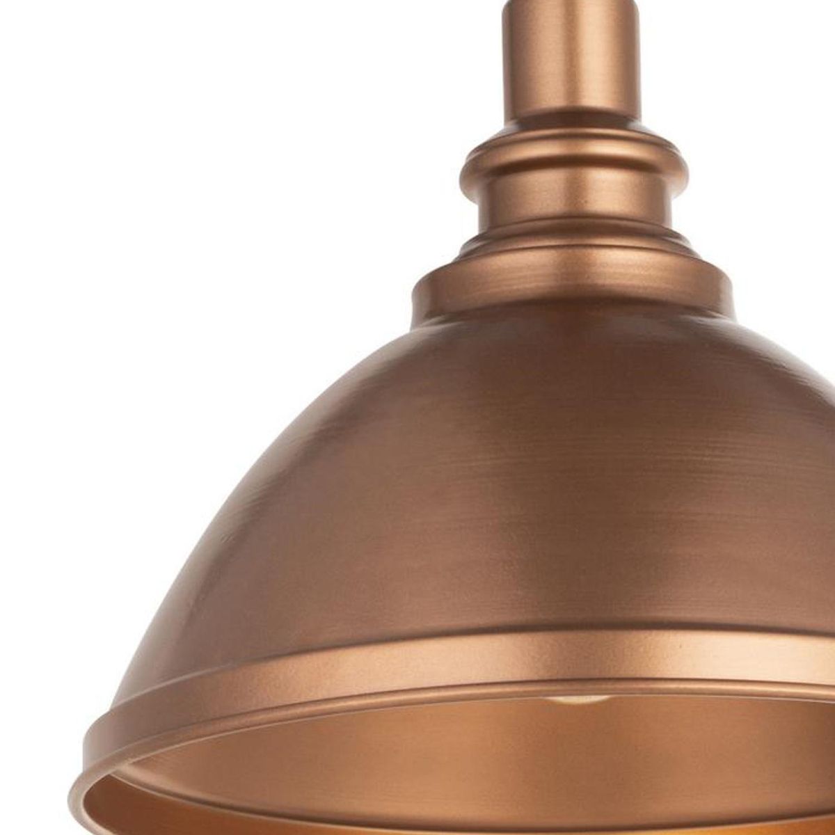 LAMPARAS MANQUEHUE - Lámpara Colgante 1 Luz Metal Naranjo