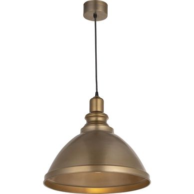 Lmpara Colgante Campana Forma Bronce 1 luz.