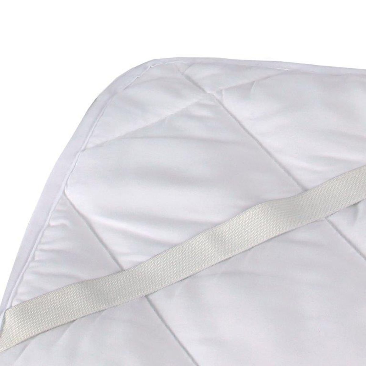 MASEL - Cubrecolchón Classic Blanco