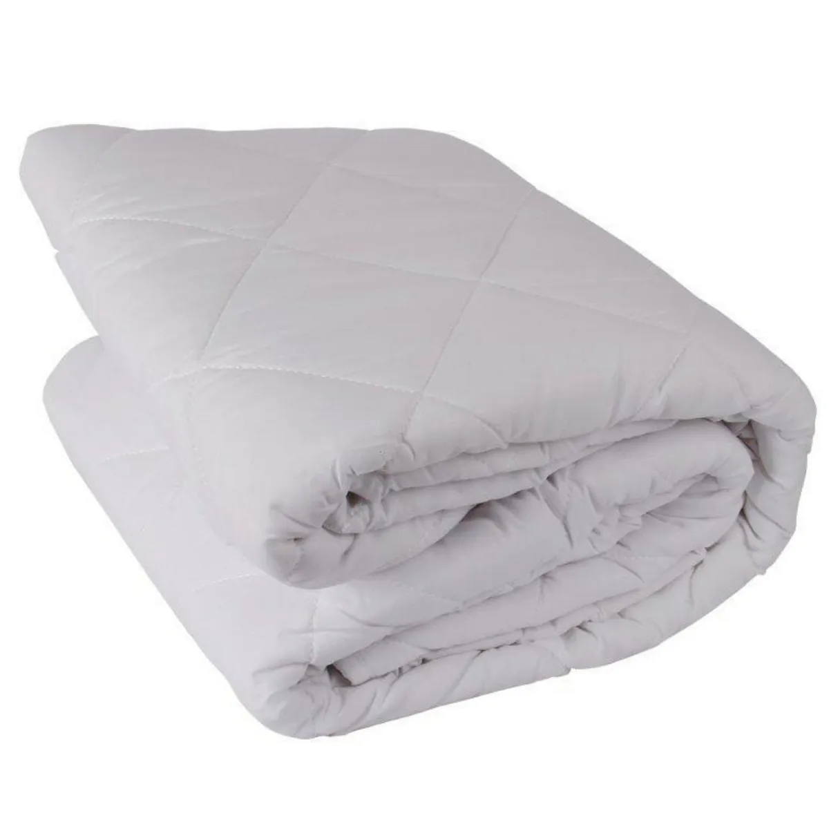 MASEL - Cubrecolchón Classic Blanco