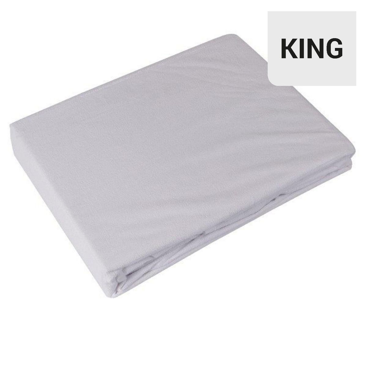 MASEL - Cubrecolchón Terry Blanco