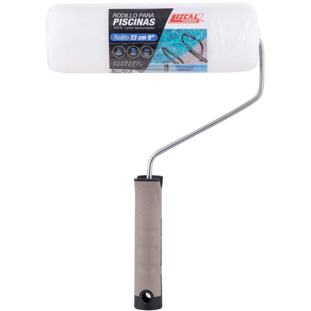 LIZCAL - Rodillo fibra termofusionado para pintar piscinas ancho 23 cm.