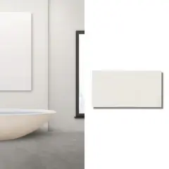 ENEACER - Cerámica Blanco brillo 30x60 cm 1,44 m2