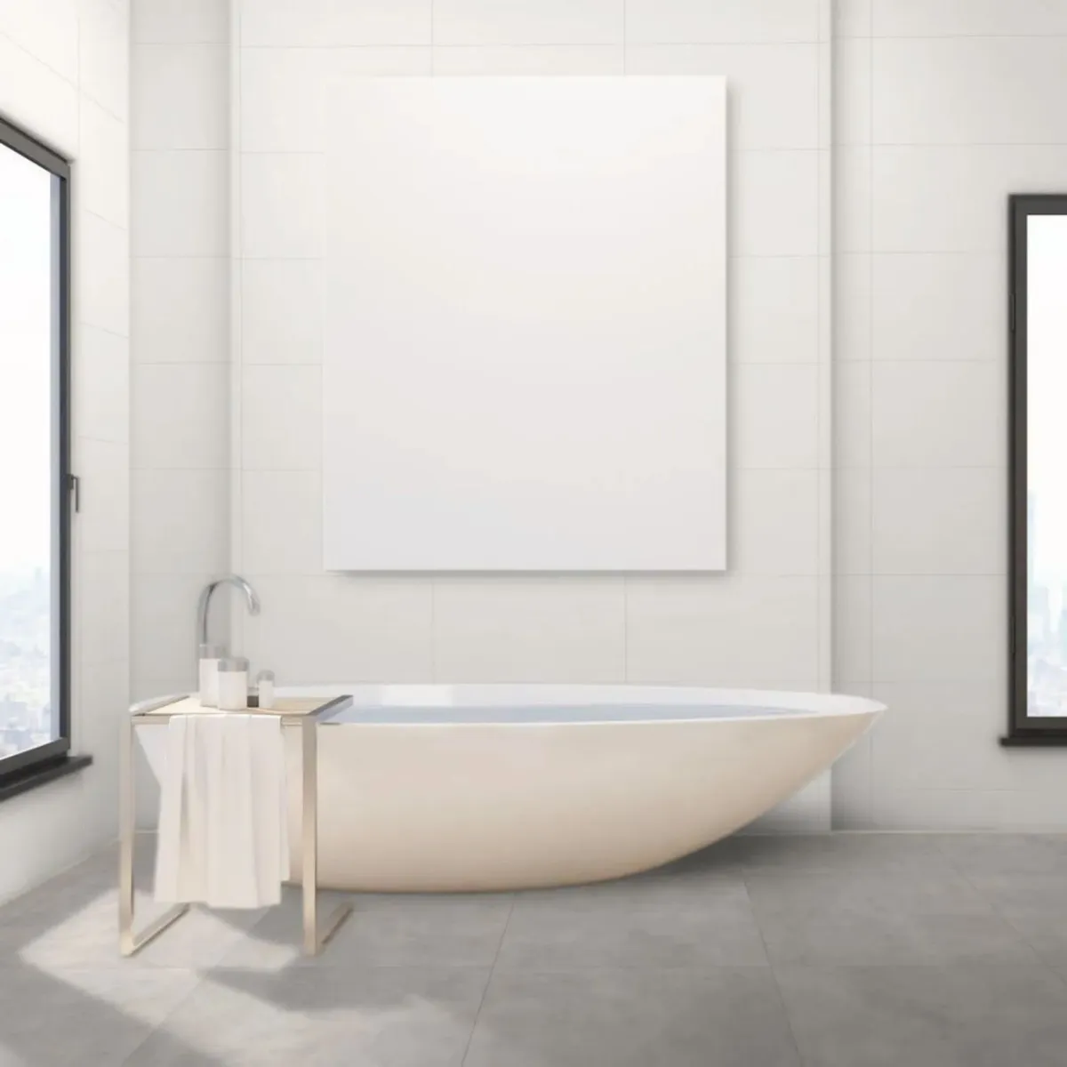 ENEACER - Cerámica Blanco brillo 30x60 cm 1,44 m2