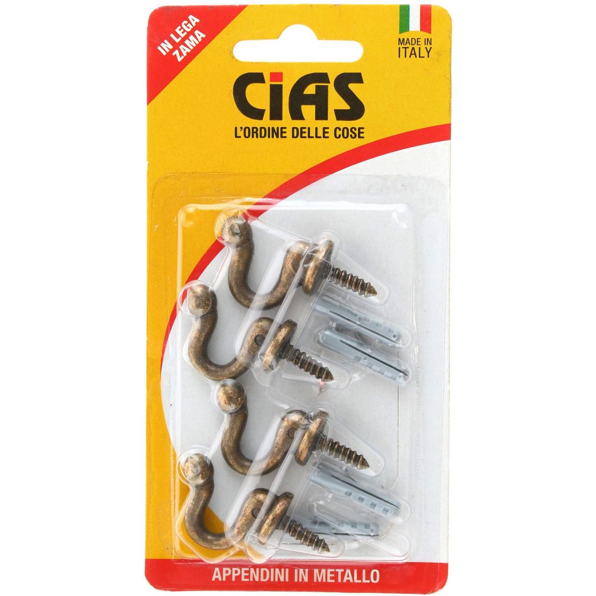 GARVIL - Gancho rosca bronce