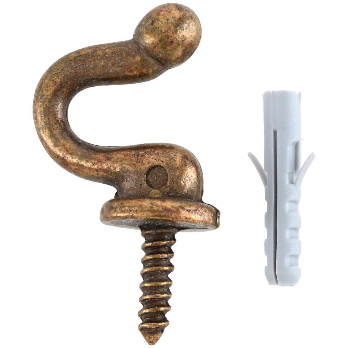 GARVIL - Gancho rosca bronce