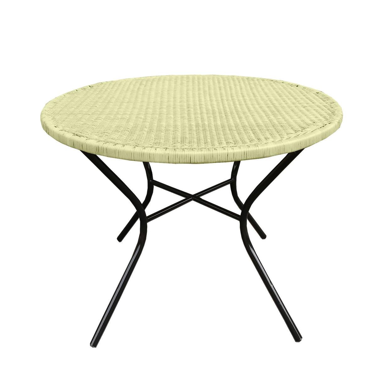 DECO MIMBRE - Mesa comedor blanca Blanco