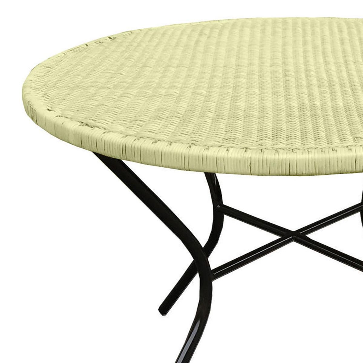 DECO MIMBRE - Mesa comedor blanca Blanco