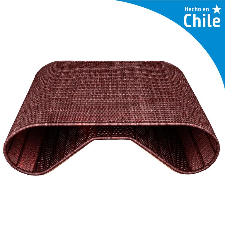 Mesa Gina Rectangular Fierro 120x35x80 cm Chocolate