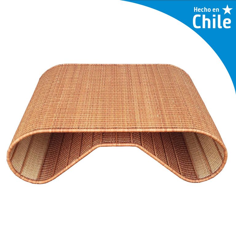 Mesa Gina Rectangular Fierro 120x35x80 cm Natural