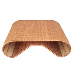 DECO MIMBRE - Mesa Gina Rectangular Mimbre<multisep/>Fierro 120x35x80 cm Natural