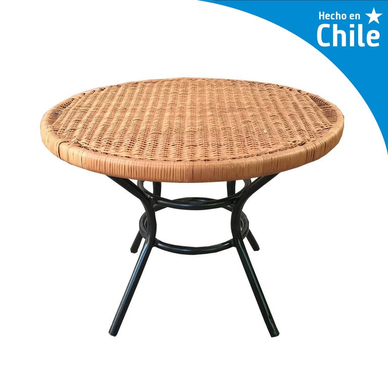 Mesa Nido Redonda Fierro 55x40x55 cm Natural