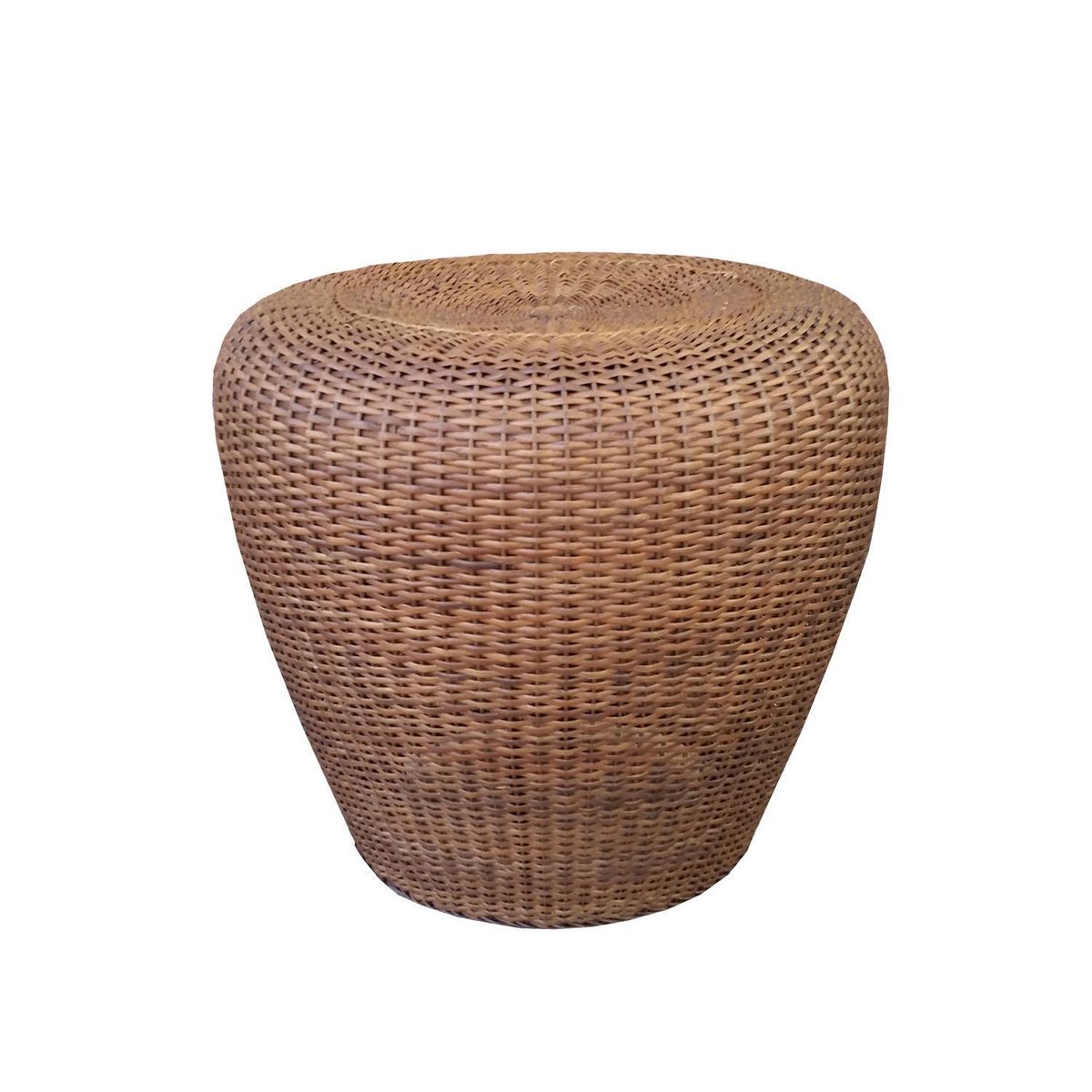 DECO MIMBRE - Puff manzana chocolate Chocolate