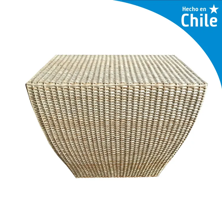 Puff cubico blanco Blanco