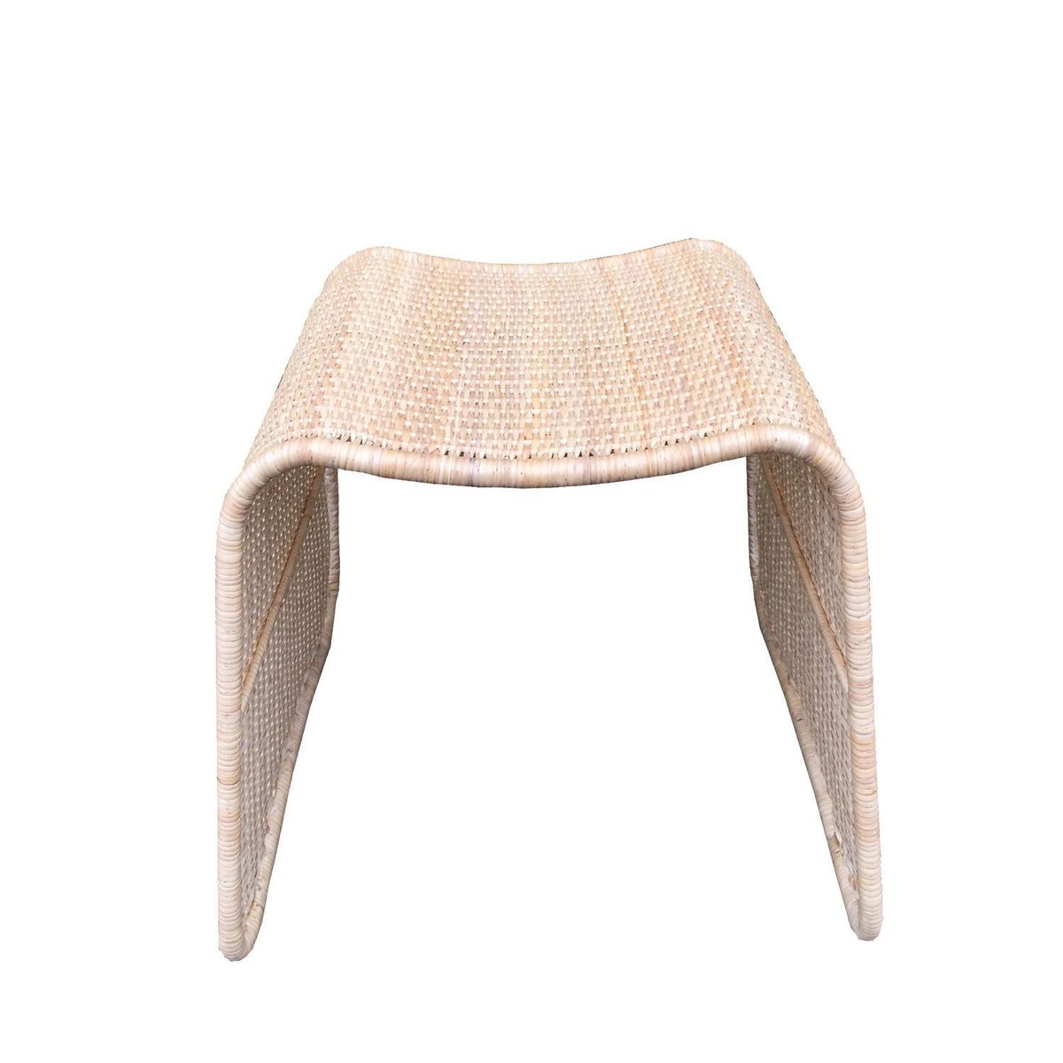 DECO MIMBRE - Puff attimo blanco Blanco