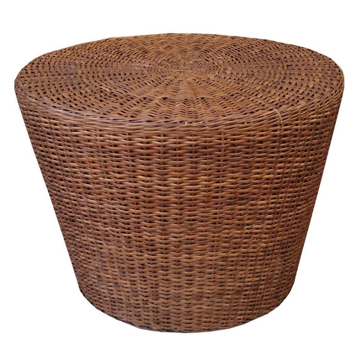 DECO MIMBRE - Puff conico chocolate