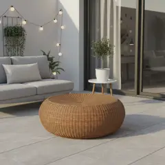 DECO MIMBRE - Pouf donut fibra natural Natural