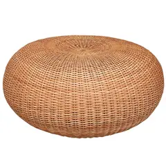 DECO MIMBRE - Puff colonial natural