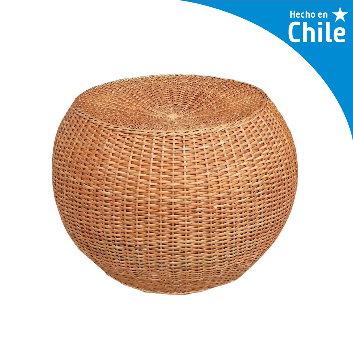 Puff antonio natural, marca DECO MIMBRE - Foto Principal