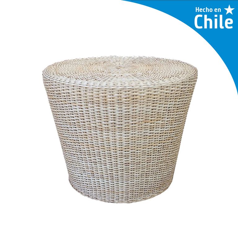 Puff conico blanco Blanco