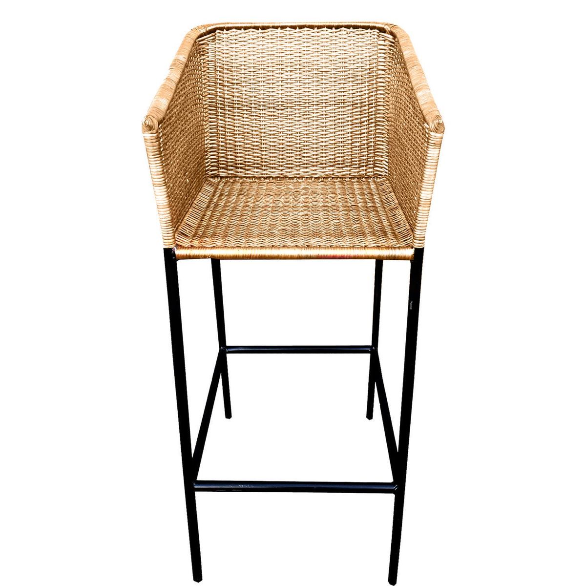 DECO MIMBRE - Silla bar cubica natural Natural