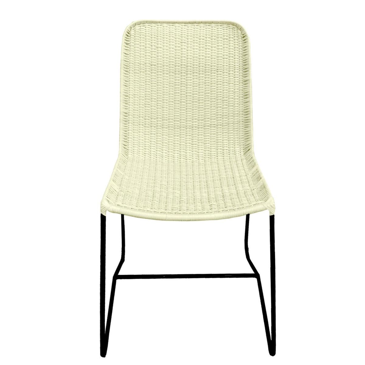 DECO MIMBRE - Silla comedor luisa blanca Blanco