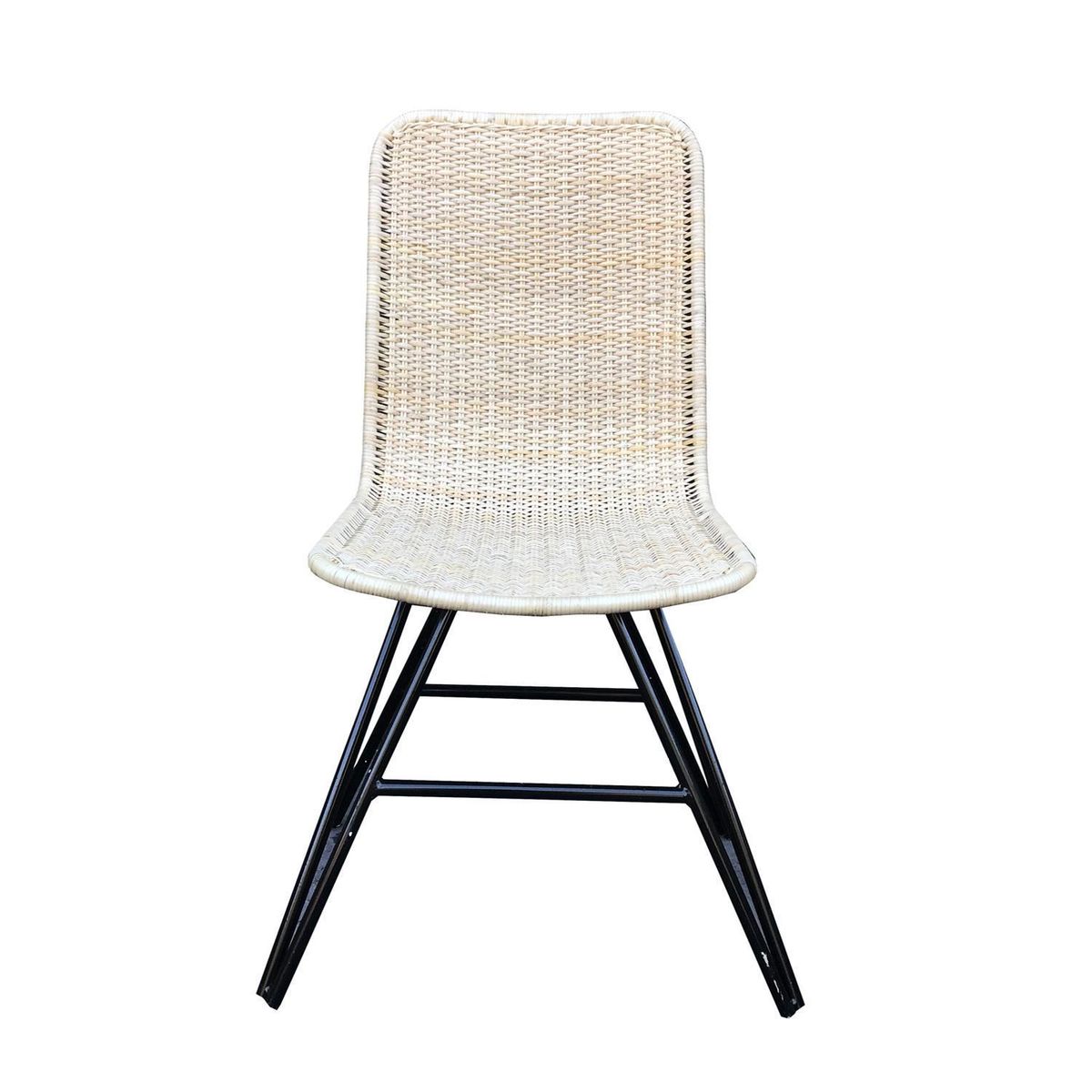 DECO MIMBRE - Silla comedor gina blanca Blanco