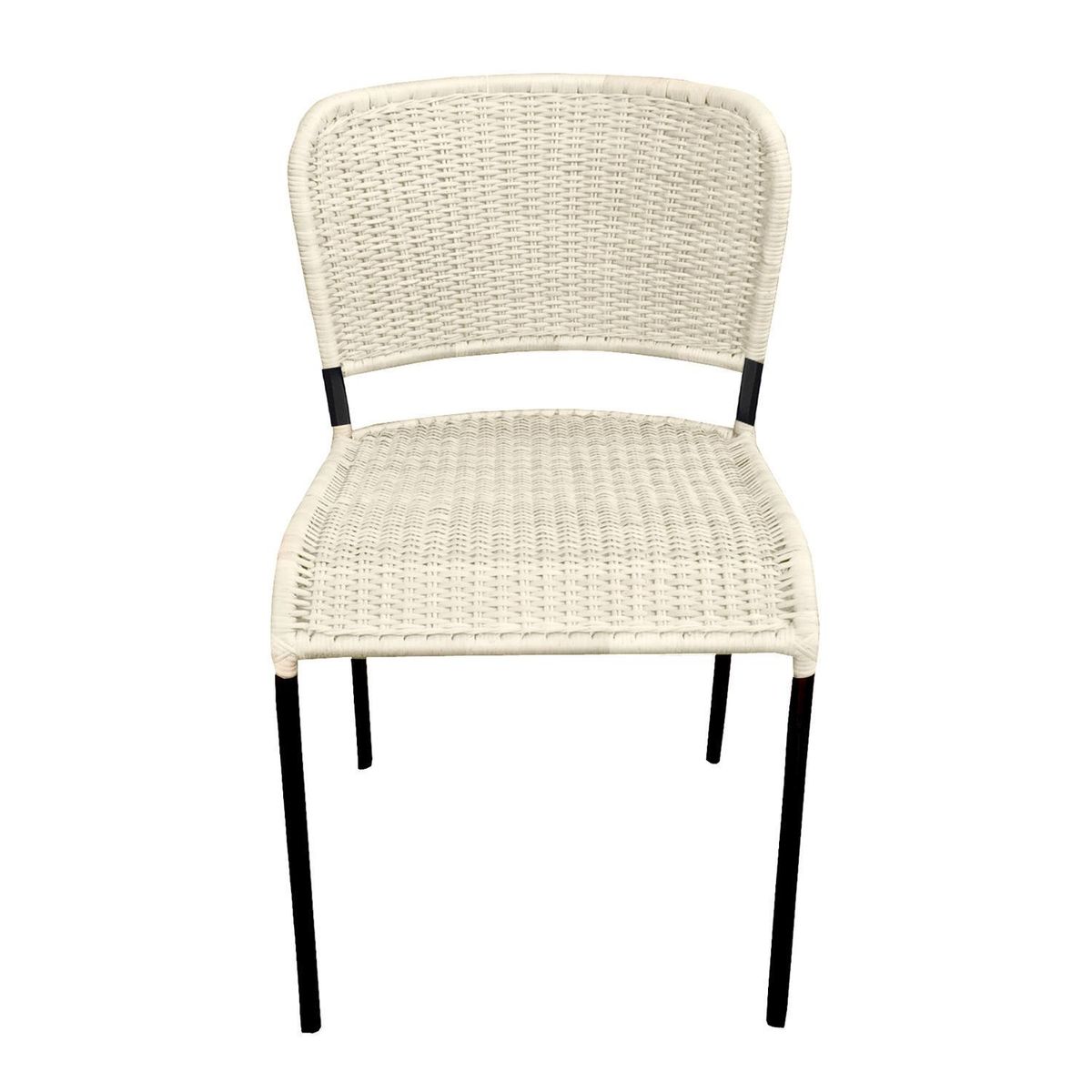 DECO MIMBRE - Silla comedor costa blanca Blanco