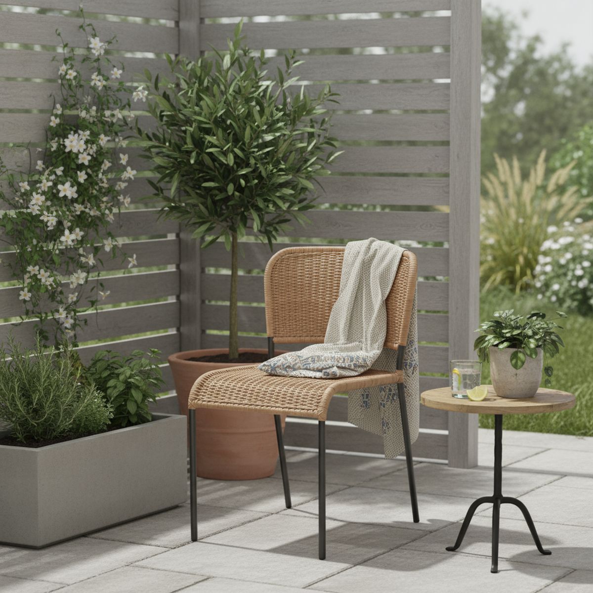 DECO MIMBRE - Silla comedor costa natural Natural