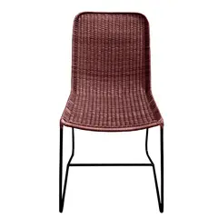 DECO MIMBRE - Silla comedor luisa chocolate Chocolate