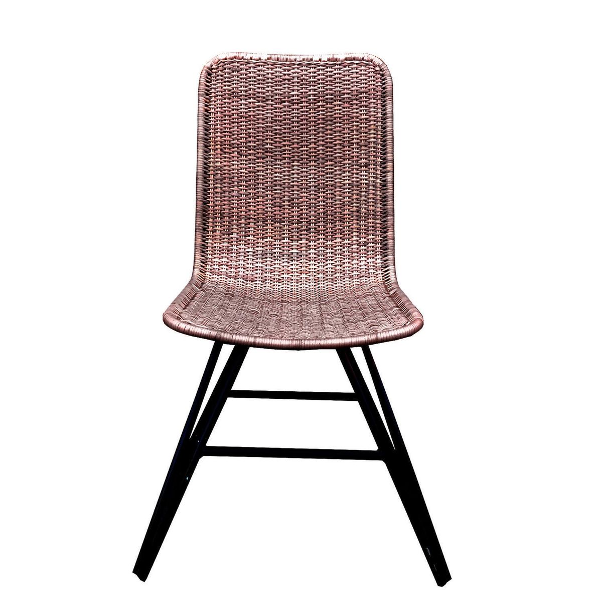 DECO MIMBRE - Silla comedor gina chocolate Chocolate