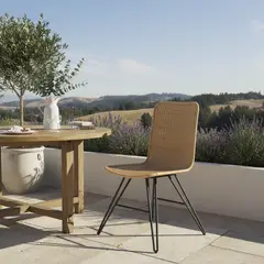 DECO MIMBRE - Silla comedor gina natural Natural