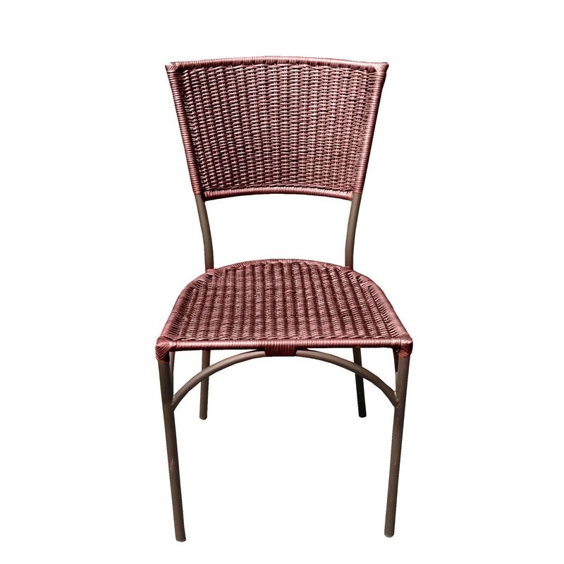 DECO MIMBRE - Silla comedor colonial chocolate