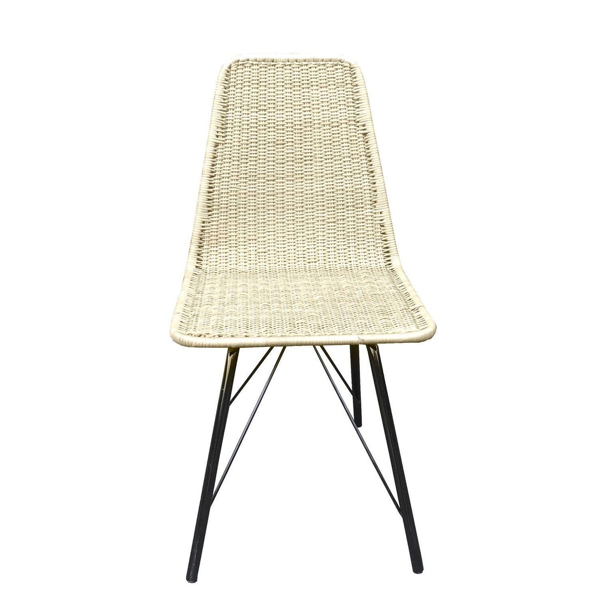 DECO MIMBRE - Silla comedor in blanca Blanco