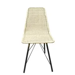 DECO MIMBRE - Silla comedor in blanca Blanco